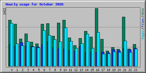 Hourly usage for October 2026